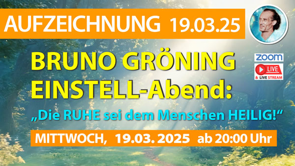 Zoom Meeting Bruno Gröning Aufzeichnungen Einstellen 19.03.2025